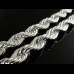 925 Silver Classic Twist Chain Necklace - SN17